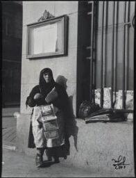 Vendedora de lotería. Calle Real de A Coruña