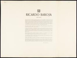 Ricardo Baroja