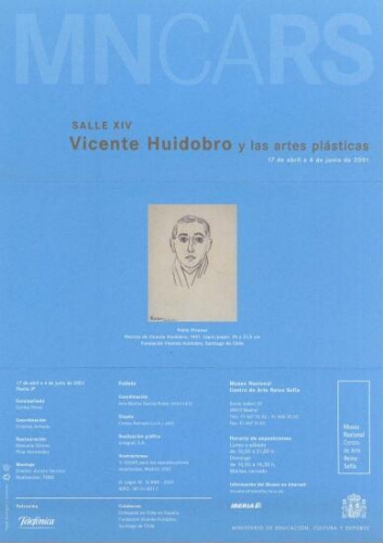 Vicente Huidobro y las artes plásticas: Salle XIV : 17 de abril a 4 de junio de 2001.