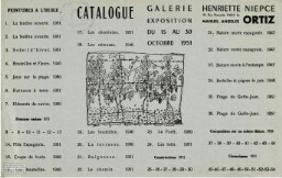 Manuel Ángeles Ortiz: exposition du 15 au 30 octobre 1951 : catalogue.