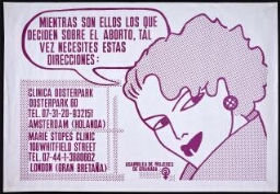 Mientras son ellos los que deciden sobre el aborto, tal vez necesites estas direcciones. Asamblea de Mujeres de Granada