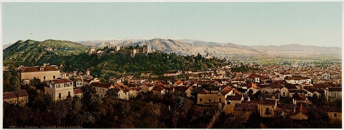 Granada. Panorama de la Alhambra
