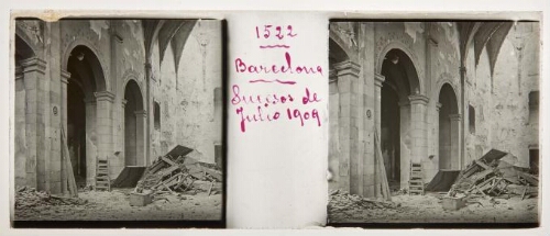 Barcelona. Sucesos de julio 1909