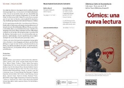 Cómics: una nueva lectura : Biblioteca y Centro de Documentación, 9 de marzo-8 de junio de 2018.
