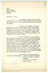 Carta de Diamela Eltit a Leonel Estrada, de la Bienal de Medellín