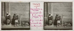 Barcelona. Sucesos de julio 1909. Momias del Convento de las Capuchinas