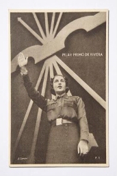 Mujeres de la Falange: colección de 12 postales.