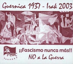 Guernica 1937-Irak 2003: ¡¡fascismo nunca más!! : no a la guerra.