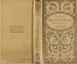 Meteoros: poemas, apólogos y cuentos 