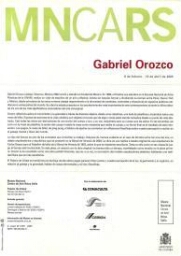 Gabriel Orozco: 8 de febrero-18 de abril de 2005.