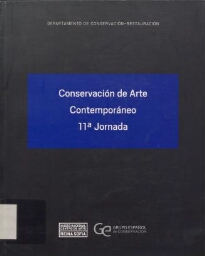 Conservación de arte contemporáneo - 11ª Jornada