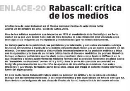 Rabascall - Crítica de los medios