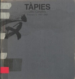 Tàpies - Vol 01, 1943-1960