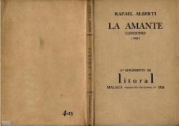 La amante: canciones (1925) 
