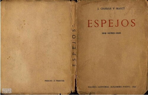 Espejos 1919. Verso. 1920 /
