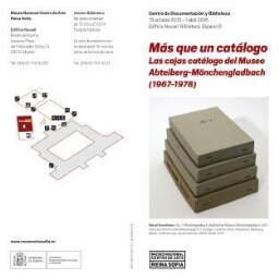Más que un catálogo - Las cajas catálogo del Museo Abteiberg-Mönchengladbach, 1967-1978