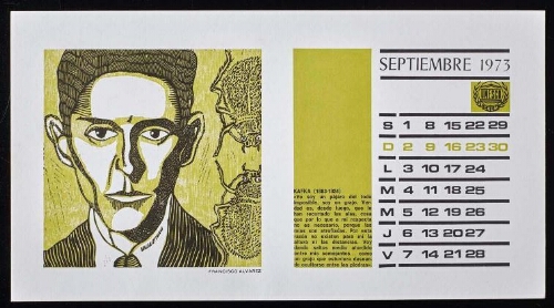Septiembre 1973. Kafka