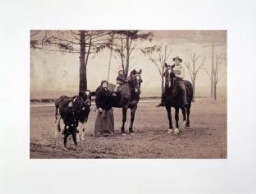 Family with Horses and Cow (Familia con caballos y vaca)