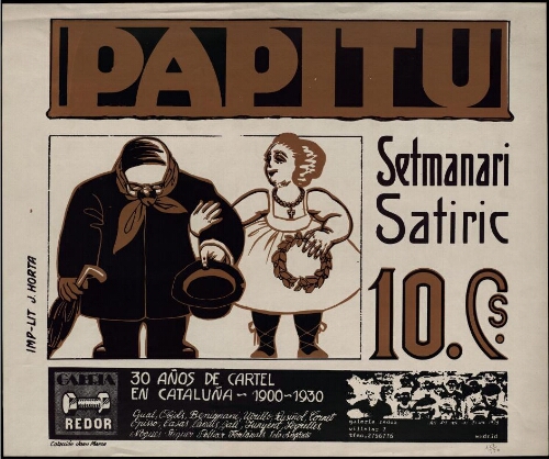 30 años de cartel en Cataluña, 1900-1930: Gual, Obiols, Benignani ... /