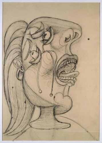 Cabeza llorando VIII. Postscripto de «Guernica»