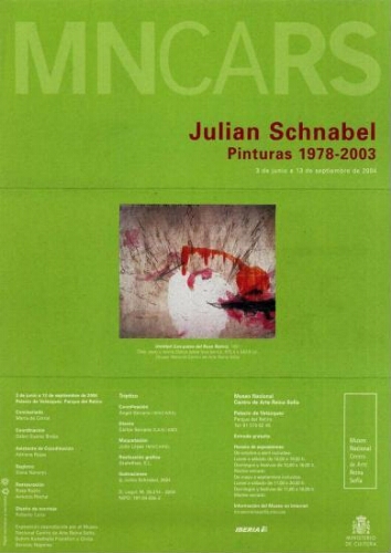 Julian Schnabel: pinturas 1978-2003 : 3 de junio a 13 de septiembre de 2004.