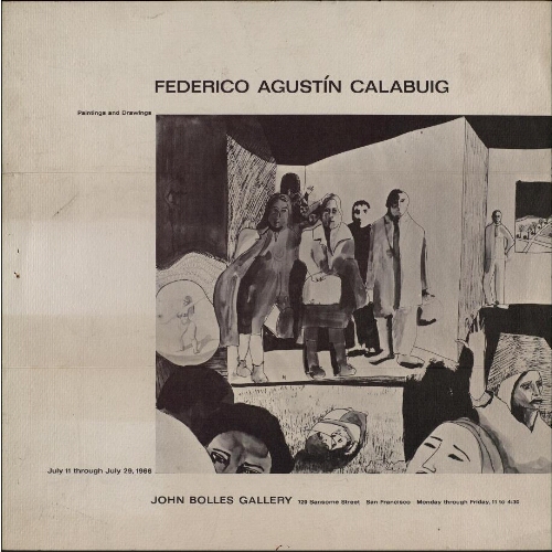 Federico Agustín Calabuig: paintings and drawings : July 11 through July 29, 1966.