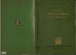 Una nueva poesía española: (1950-1955) 