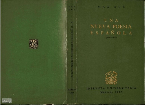 Una nueva poesía española: (1950-1955) /