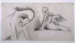 Caballo y madre con niño muerto. Dibujo preparatorio para «Guernica»