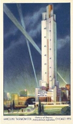 Havoline Thermometer: Century of Progress International Exposition, Chicago 1933.