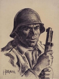Baena, miliciano de la FAI (Federación Anarquista Ibérica)