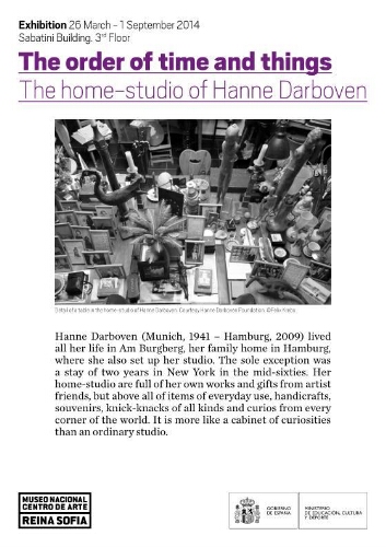 The order of time and things :the home-studio of Hanne Darboven : exhibition 26 March - 1 September 2014.