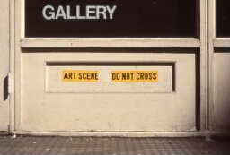 Do not Cross Art Scene (No Cruzar, escena de Arte)