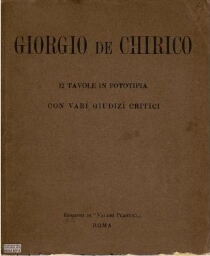 12 opere di Giorgio de Chirico 