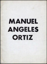 Manuel Ángeles Ortiz: [Galería Juana Mordó, del 7 al 31 de octubre de 1969].