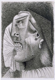 Cabeza llorando con pañuelo (I). Postscripto de «Guernica»