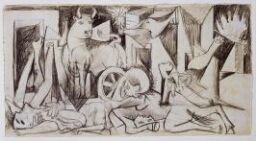 Estudio de composición (VII). Dibujo preparatorio para «Guernica»