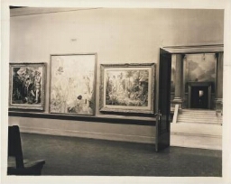 [Fotografías de exposiciones de importantes pintores españoles en Carnegie Institute, Pittsburgh, Pennsylvania]