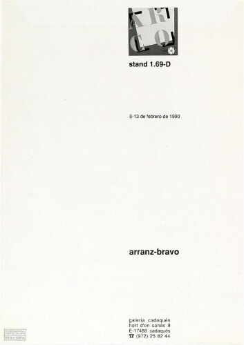 Arranz-Bravo: ARCO 90, 8-13 de febrero de 1990 