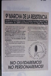 Volante IX Marcha de la Resistencia