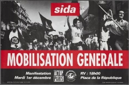 Sida, mobilisation generale: manifestation, mardi 1er décembre.
