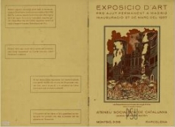 Exposició d'art: pro ajut permanent a Madrid : inaguració, 27 de març del 1937, Ateneu Socialista de Catalunya (antics "Quatre Gats"), Barcelona.