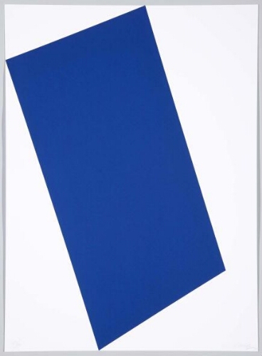 Blue (for Leo) (Leo Castelli 90th Birthday Portfolio) (Azul [para Leo] [Porfolio por el 90 cumpleaños de Leo Castelli])