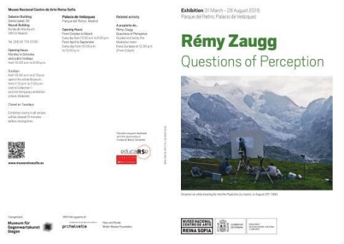 Rémy Zaugg: questions of perception : 31 March-28 August 2016.