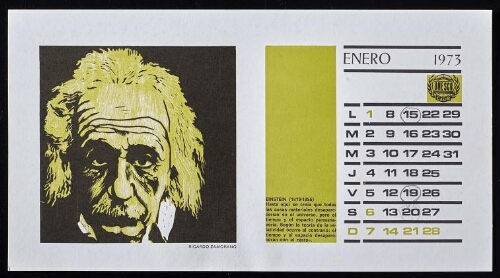 Enero 1973. Einstein