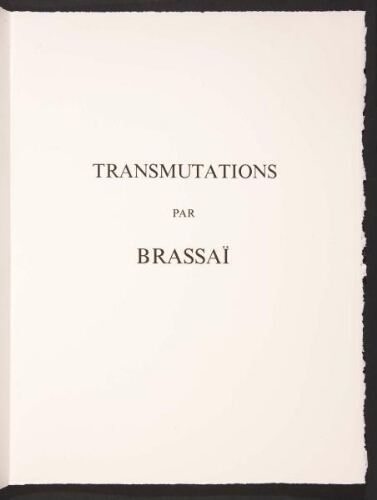 Transmutations (Transmutaciones)