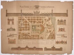 Plano general de la Exposición Universal de Barcelona 1888