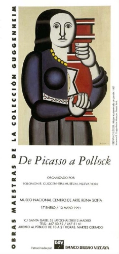 Obras maestras de la Colección Guggenheim: de Picasso a Pollock : 17 enero-13 mayo 1991, Museo Nacional Centro de Arte Reina Sofía.