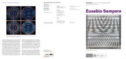 Eusebio Sempere: exposición, 9 de mayo-17 de septiembre de 2018, Edificio Sabatini.