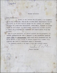 [Carta] 1974 en. 21, Torino, [a Simón Marchán]